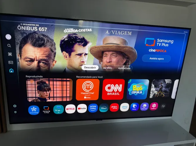 Tv led Samsung Smartv 50 polegadas 4K Wi-Fi Bluetooth Alexa comando de voz entrego local 