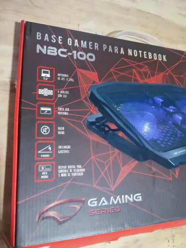 Base gamer para notebook NBC-100 estado de novo com caixa e nota fiscal