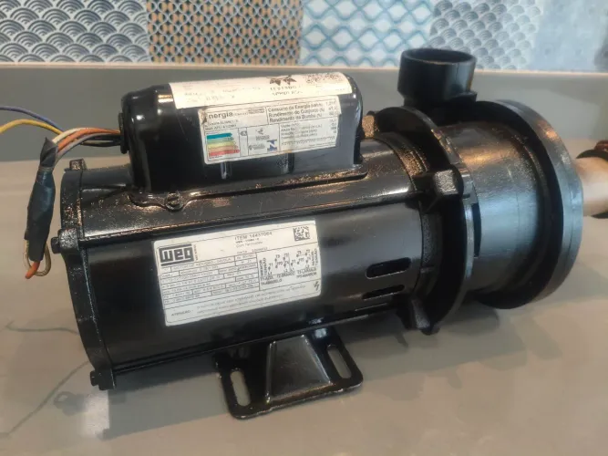 Bomba WEG 1 CV Alta Rotação (3460 RPM) - 110V / 220V com Termostato