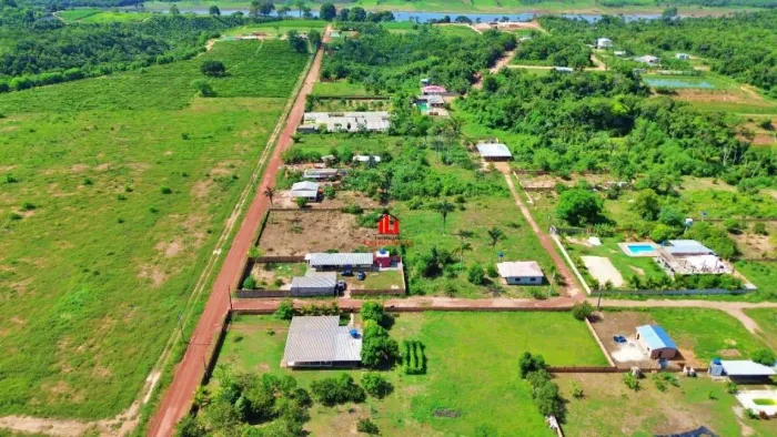 Chácara com acesso ao Rio no Paraiso do Lago Iranduba 4.000m² Casa com 2 Quartos