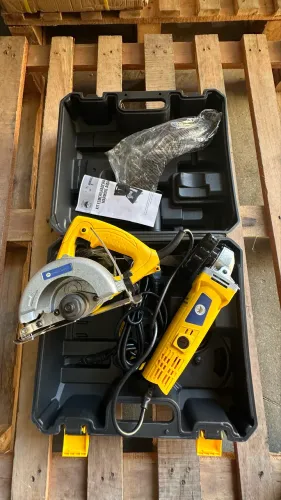 Kit Serra Marmore 1300w + Esmerilhadeira 860W com Maleta