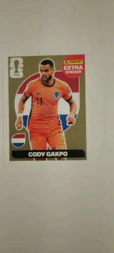 Figurinha da copa 2026-lendaria do Cody Gakpo dourada a venda