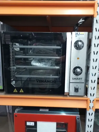 NZ. Forno elétrico convector 4 assadeiras analógico Venâncio