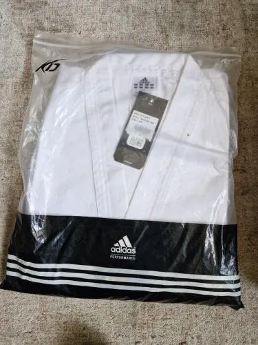 Dobok ADIDAS GOLA BRANCA Taekwondo, vários tamanhos (a consultar)