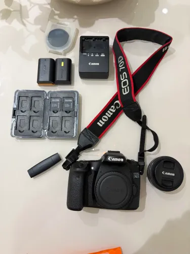 Canon 70D+Lentes+Acessórios(Kit completo)