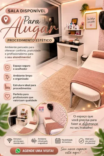 Alugo sala para procedimento estético