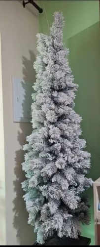 Árvore de Natal slim nevada