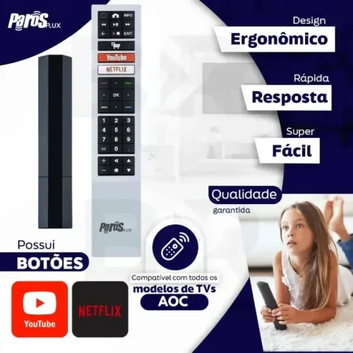CONTROLE REMOTO TV AOC