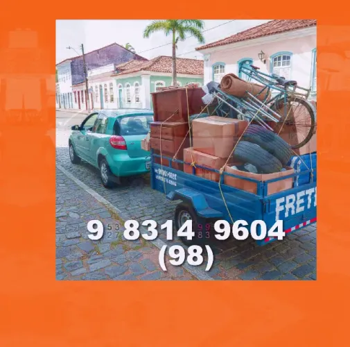 frete barato: transporte de cargas em ponta d'areia, calhau e monte castelo!