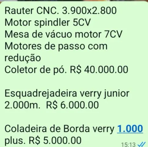 Máquinas para marcenaria