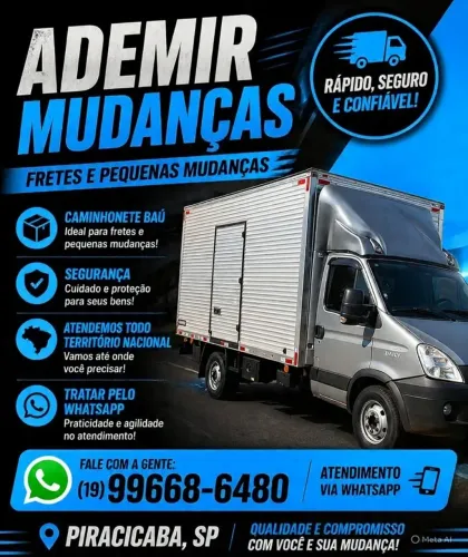 Fretes e pequenas mudanças