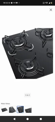 Para vender rápido fogão cooktop