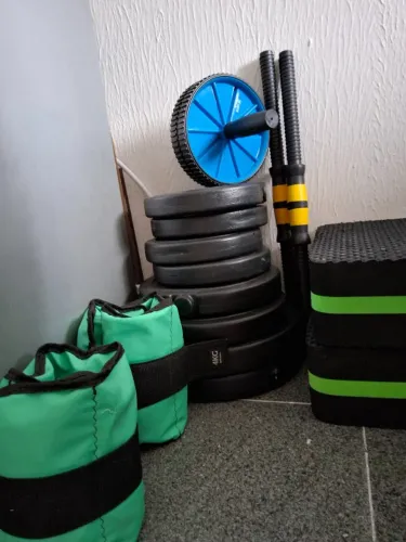 VENDO - kit pesos e step - leia a descrição 