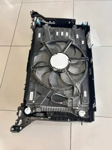 Painel frontal polo virtus msi com radiador ventoinha original vw novo 