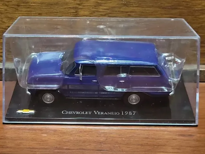 Chevrolet Veraneio 1987 - Coleção Chevrolet Collection - Carrinho Miniatura 1/43