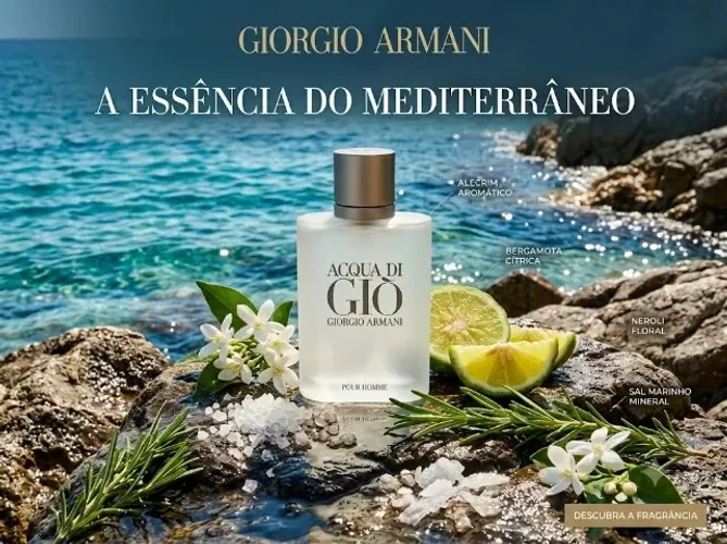 Perfume Importado Acqua di Giò Eau de Toilette - Giorgio Armani - LACRADO | Pronta Entrega