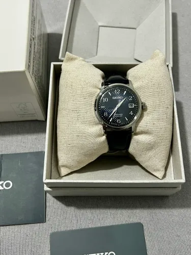 Relógio Seiko Presage Cocktail Manhattan Blue Automático SRPE43J1