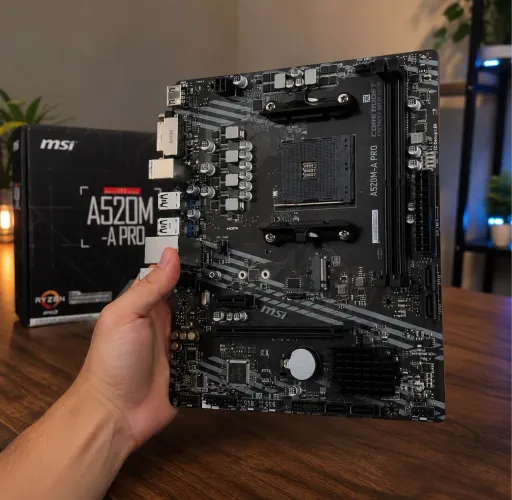 Placa Mãe MSI A520M-A PRO | AM4 / DDR4