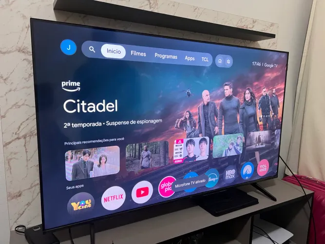Smart tv nova 50?, na caixa 