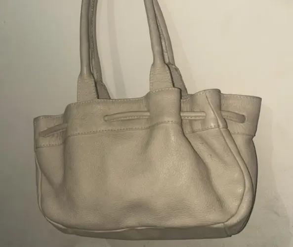  bolsa couro legítimo da andarella
