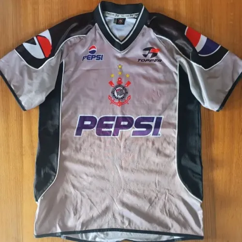 camisa original 2000 corinthians topper treino 2001 tamanho g