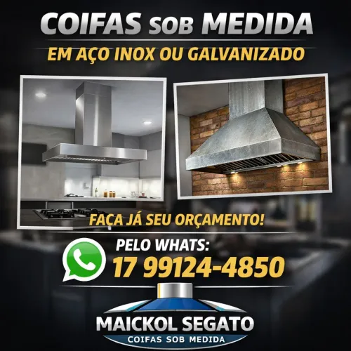 Coifas sob medida