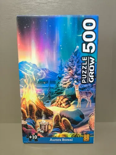 Quebra Cabeça Aurora Boreal Grow 500pç
