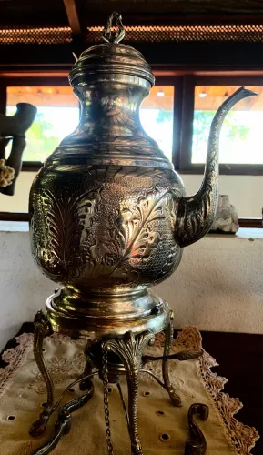 Samovar espessura do a prata