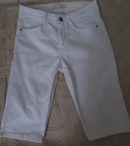 Bermuda Branca n°38 Feminina