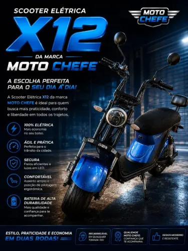 Vendo minha scooter elétrica da moto chefe