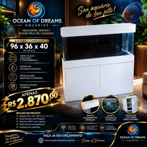 Ocean of Dreams - fabricação e vendas de aquarios 