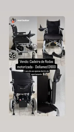 Cadeira de rodas motorizada D900