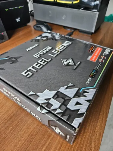 Placa-mãe B450m Steel Legend + Ryzen 7 2700 KIT