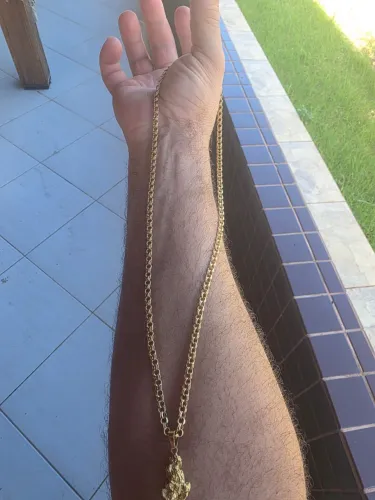 Cordão de ouro 30 gramas 18 k 