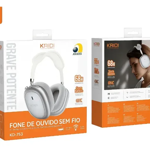 Fone De Ouvido Sem Fio Kaidi  Kd-753