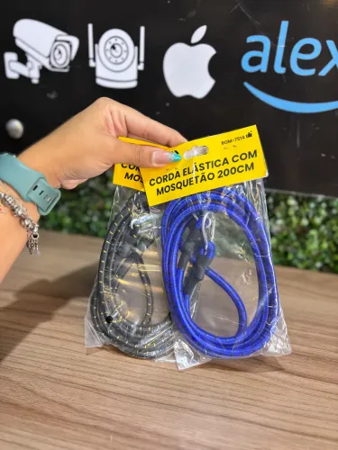 Corda Elastica com Mosquetão 200CM BOM-7514 BOMVINK
