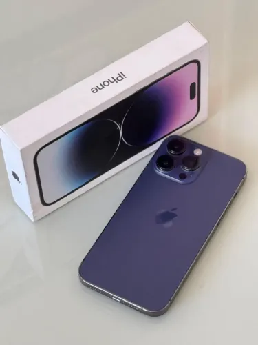iPhone 14 pro max roxo 256gb face id ok bateria 95%