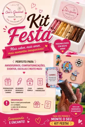 Geladinho Gourmet para seu evento