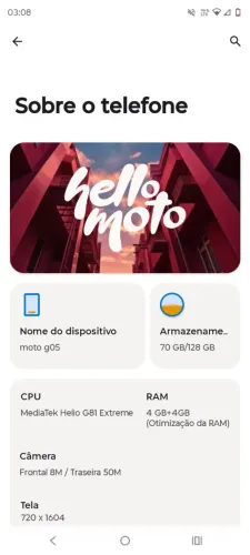 Celular moto G5 semi novo nota e caixa poucos meses de uso 