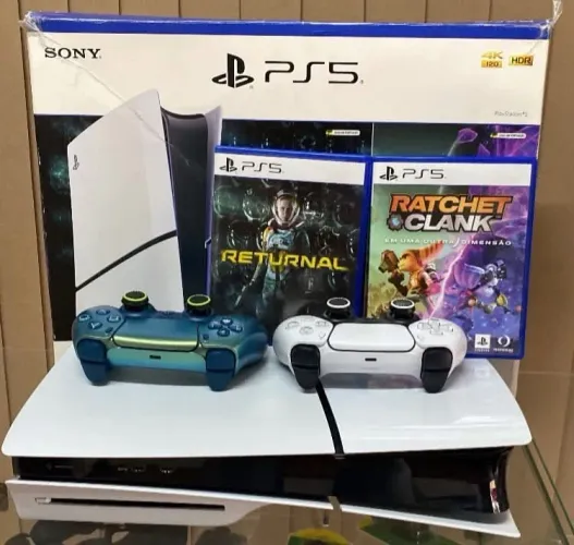 PS5 Slim 1TB Com Leitor Semi Novo