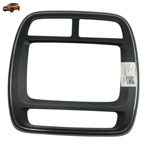 Moldura Central Painel Multimidia Renault Kwid 2022 2023 Preto