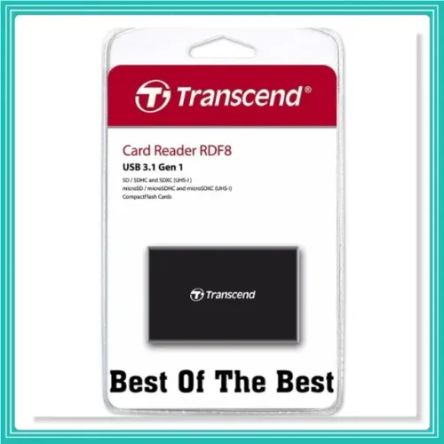 Transcend Leitor De Cartão De Memória Usb 3.0 RDF8