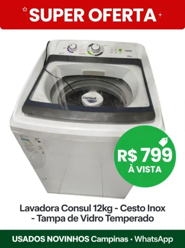 Lavadora Consul 12kg