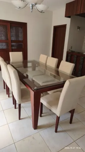 Mesa jantar 8 lugares 2mx1m