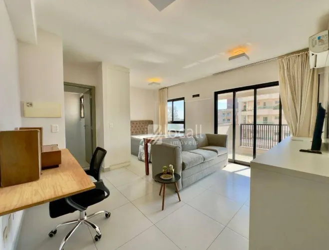 Apartamento mobiliado com 01 quarto para locação no Condomínio Unique Residence no bairro