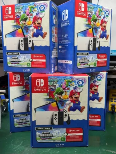 NINTENDO SWITCH OLED LACRADO DESBLOQUEADO