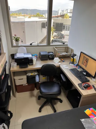 Mesa de Escritório em L - Escritolândia