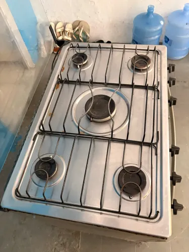 Vendo fogão elétrico 5 bocas Inox