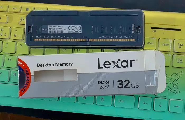 Memoria Ram ddr4 32gb Lexar 2666mhz com caixa
