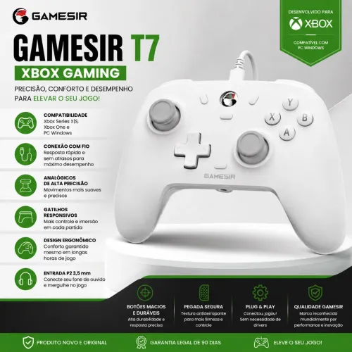 Controle GameSir T7 Xbox Gaming - Novo e Original